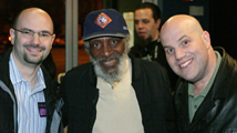 Al with best friend, Alec Berry, and the iconic, Dick Gregory.