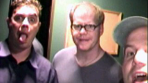 Al with friends, Mike Storck and Jim Gaffigan. Good times - always.