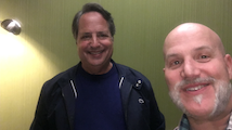 Jon Lovitz and Al in the green room at Comedy Works