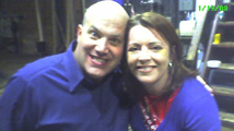 A very excited Al and the brilliantly hilarious, Kathleen Madigan.