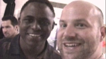 Al and Wayne Brady backstage at The Warner Theatre after the show.