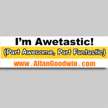 I'm Awetastic Bumper Sticker